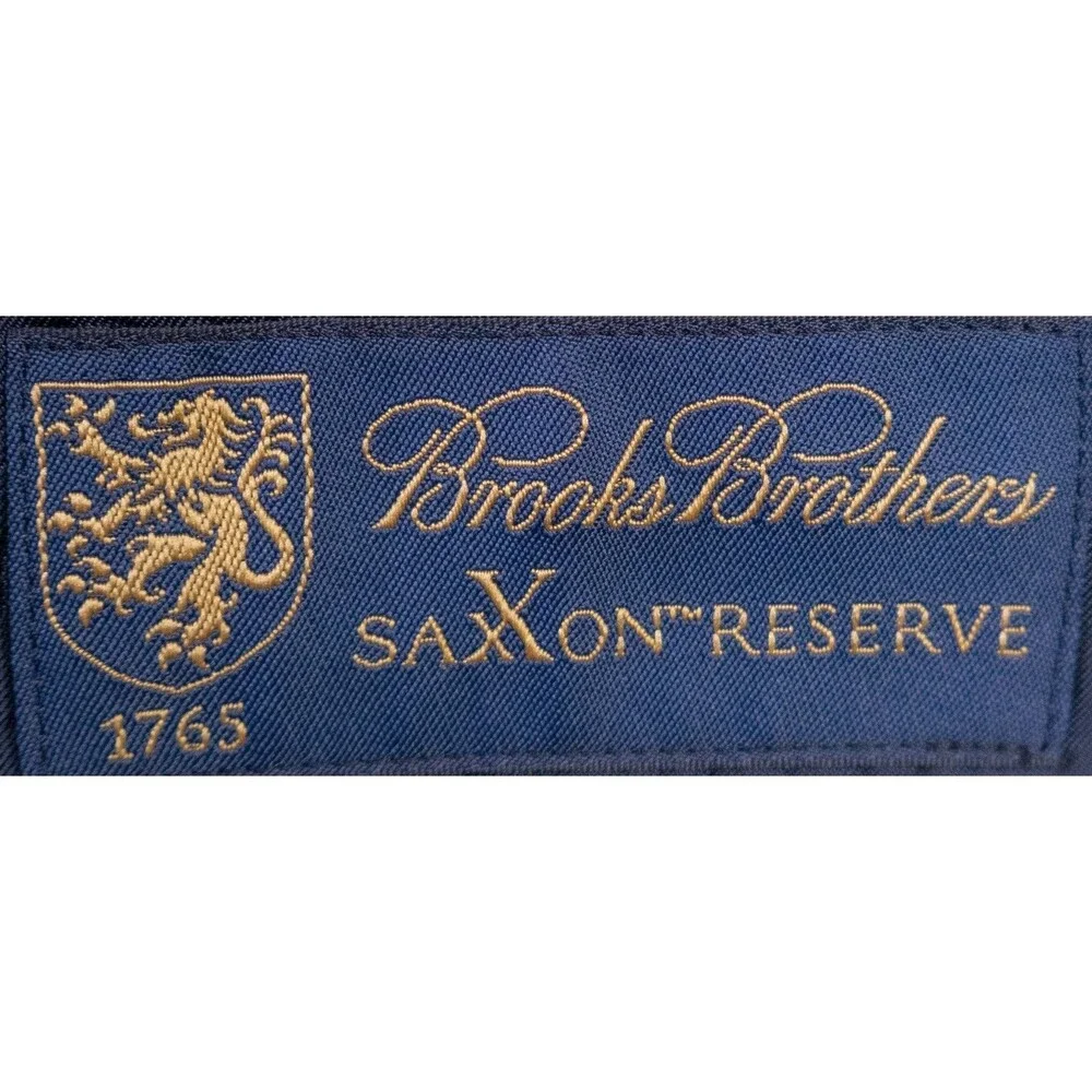 Brooks Brothers Gold Fleece Madison SAXXON Wool Blazer Sz 56R Two Button Jacket